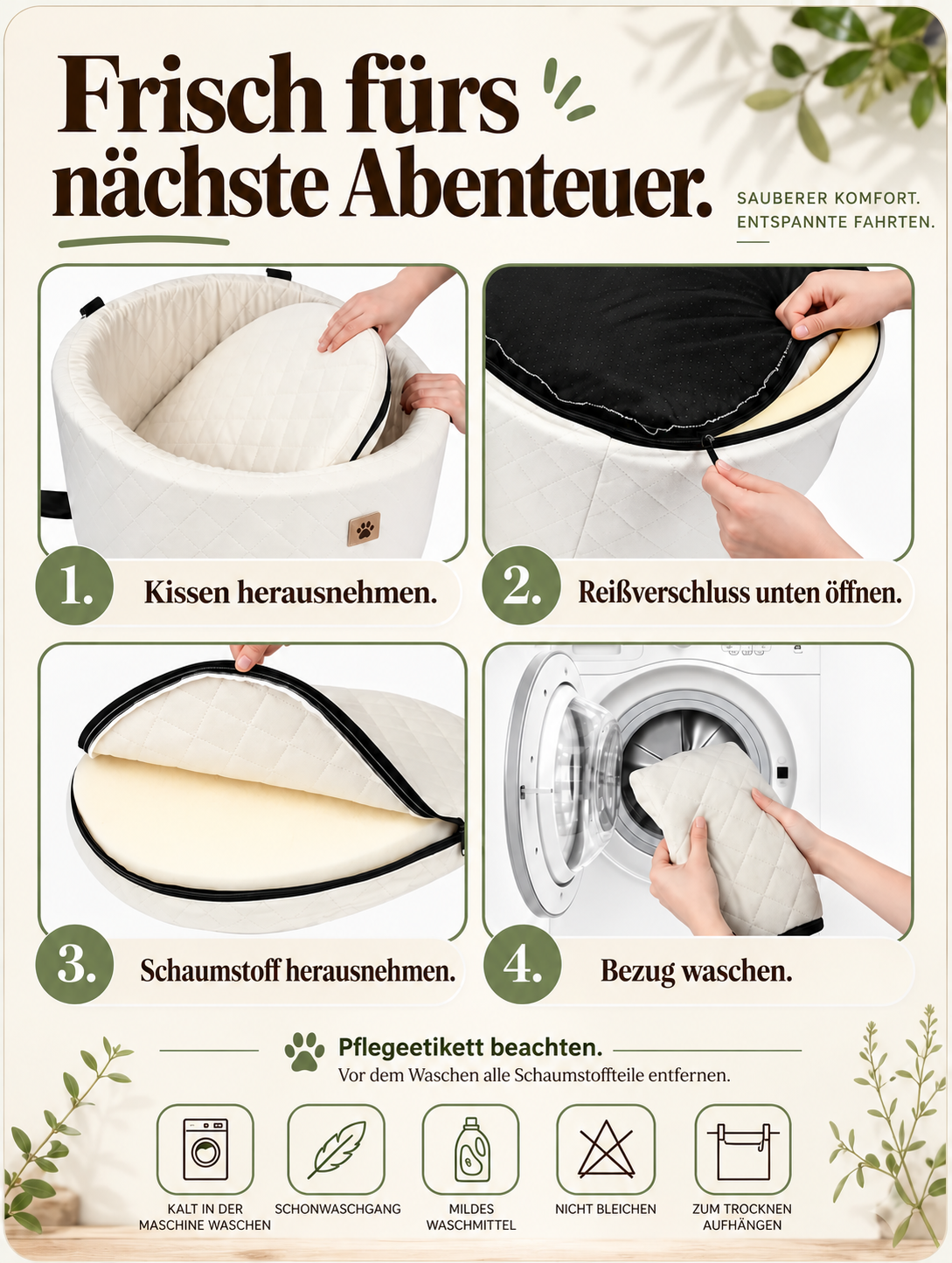 KUSCHELFAHRT — Sein Lieblingsplatz